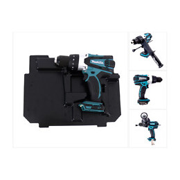 Makita Dhp 458 Ze  Perceuse Visseuse À Percussion Sans Fil 18v 91nm + Insert Pour Makpac