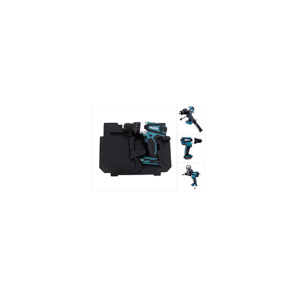 Makita Dhp 458 Ze  Perceuse Visseuse À Percussion Sans Fil 18v 91nm + Insert Pour Makpac