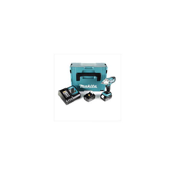 Makita Dtw 190 Rfj 18v Li-ion Boulonneuse À Chocs Sans Fil Avec Boîtier Makpac + 2x Batteries Bl 1830 3,0 Ah + Chargeur Rapid