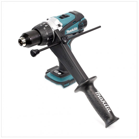 Makita Dhp 458 Ry1j Perceuse Visseuse À Percussion Sans Fil 18v 91nm + 1x Batterie 2,0ah + Chargeur + Coffret Makpac