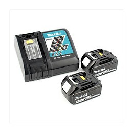 Makita Dhp 482 Rfj - 18 V Li-ion Perceuse Visseuse À Percussion Sans Fil + Coffret Makpac  + 2 X Batteries Bl 1830 3,0 Ah + Ch