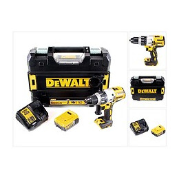 Dewalt Dcd 996 P1 18 V Brushless Li-ion Perceuse-visseuse À Percussion Sans Fil Avec Boîtier Tstak + 1x Batterie Dcb 184 5,0 