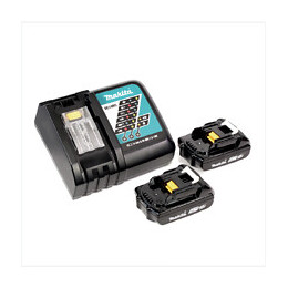 Makita Dtw 190 Ryj 18v Li-ion Boulonneuse À Chocs Sans Fil Avec Boîtier Makpac + 2x Batteries Bl 1820 2,0 Ah + Chargeur Rapid