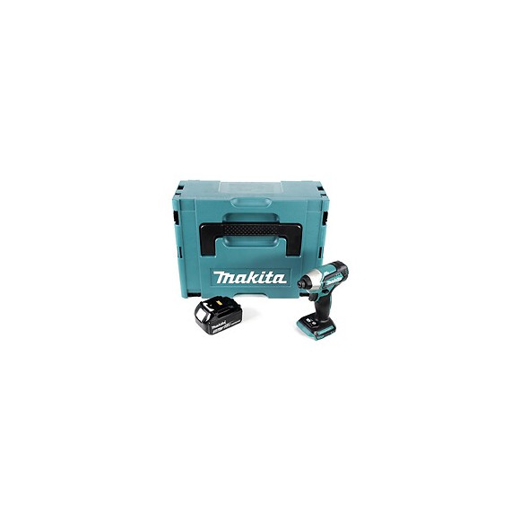 Makita Dtd 155 Rf1 Perceuse Visseuse À Percussion Sans Fil Et Sans Balai 18 V  Li-ion + 1x Batterie Bl1830 3,0 Ah + Coffret - 