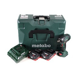 Metabo Ssw 18 Ltx 300 Bl Visseuse À Chocs Sans Fil 18v ( 602395800 ) 300nm 1/2" Brushless + 2x Batteries 4,0ah + Chargeur + Co