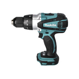 Makita Dhp 458 Zj Perceuse Visseuse À Percussion Sans Fil 18 V 91 Nm Solo + Makpac - Sans Batterie, Sans Chargeur