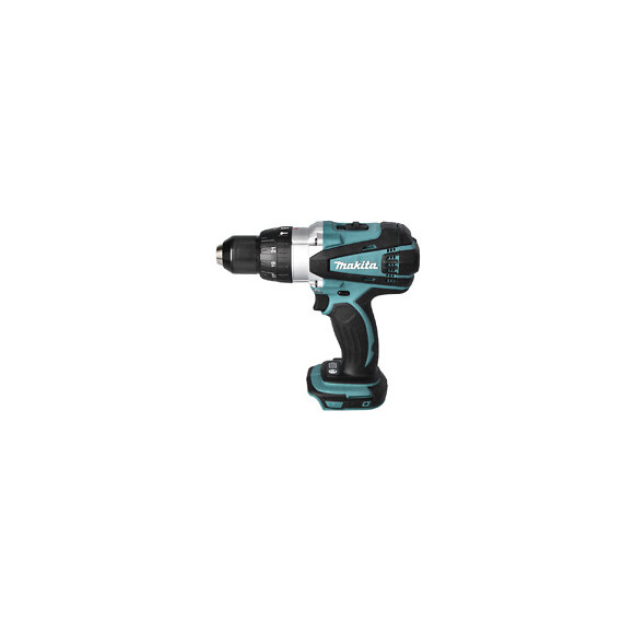 Makita Dhp 458 Zj Perceuse Visseuse À Percussion Sans Fil 18 V 91 Nm Solo + Makpac - Sans Batterie, Sans Chargeur