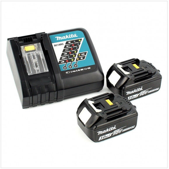 Makita Dtw 1001 Rfj 18 V Li-ion Brushless Boulonneuse À Chocs Sans Fil Avec Boîtier Makpac + 2x Batteries Bl 1830 3,0 Ah + Ch