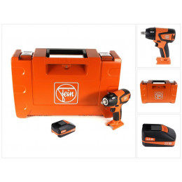 Fein Ascd 18-300 W2 Boulonneuse-visseuse À Chocs Sans Fil 18 V 290nm ( 71150664000 ) + Coffret De Transport + 1x Batterie 3,0 