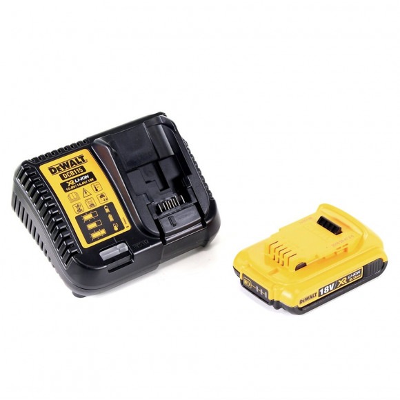 Dewalt Dcf 894 D1 Visseuse À Chocs Sans Fil 18v 1/2" Brushless + 1x Batterie 2,0ah + Chargeur + Coffret De Transport Tstak