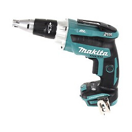 Makita Dfs 250 Rfj 18 V Visseuse Pour Cloisons Sèches Sans Fil Avec Coffret De Transport Makpac + 2x Batteries 3,0 Ah + Charge