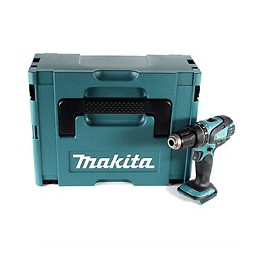 Makita Dhp 456 Zj Perceuse Visseuse À Percussion Sans Fil 50 Nm 18 V + Makpac - Sans Batterie, Sans Chargeur