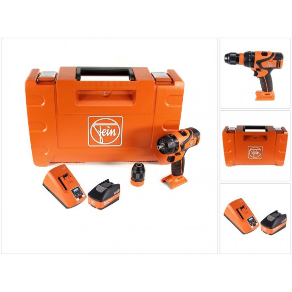 Fein Asb 18 Q Perceuse-visseuse À Percussion Sans Fil 18v 60nm Avec Interface Quickin ( 71132364000 ) + Coffret De Transport +