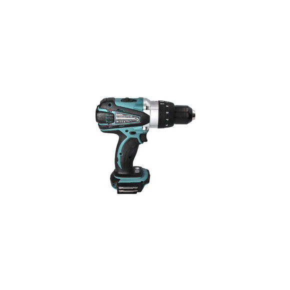 Makita Dhp 458 Zj Perceuse Visseuse À Percussion Sans Fil 18 V 91 Nm Solo + Makpac - Sans Batterie, Sans Chargeur