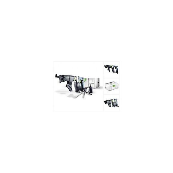 Festool Dwc 18-2500 Li Basic Visseuse Sans Fil Pour Plaquiste Avec Boîtier Systainer, Incl. Chargeur De Vis, Sans Batterie Ni 