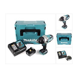 Makita Dtw 1001 Rf1j 18 V Li-ion Brushless Boulonneuse À Chocs Sans Fil Avec Boîtier Makpac + 1x Batterie Bl 1830 3,0 Ah + Ch