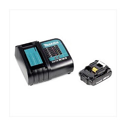 Makita Dhp 453 Perceuse Visseuse À Percussion Sans Fil 18v, 42nm, + 1x Batterie 2 Ah + Chargeur + Makpac 2