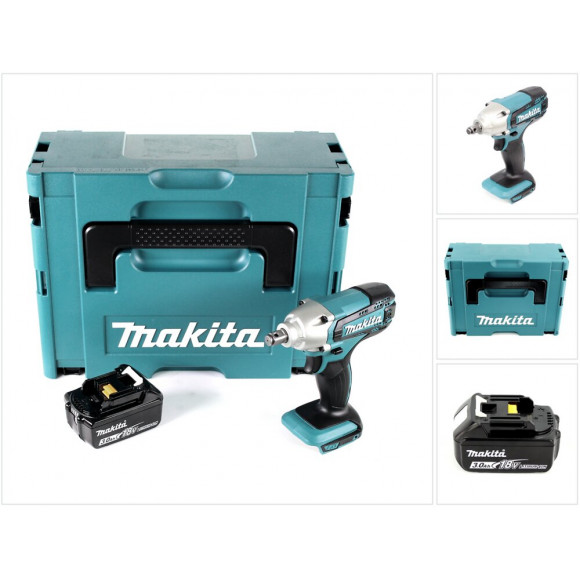Makita Dtw 190 F1j 18v Li-ion Boulonneuse À Chocs Sans Fil Avec Boîtier Makpac + 1x Batterie Bl 1830 3,0 Ah - Sans Chargeur