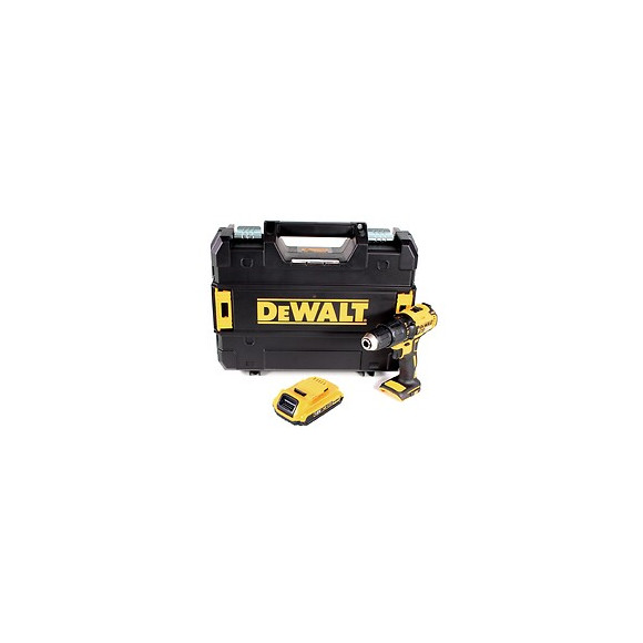 Dewalt Dcd 778 Nt Perceuse Visseuse À Percussion Sans Fil 18v 65nm + 1x Batterie 2,0ah + Coffret Tstak - Sans Chargeur