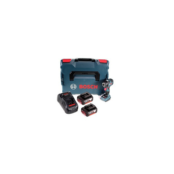 Bosch Gdr 18 V-200 C Visseuse À Percussion Sans Fil 18 V 1/4" + Coffret L-boxx + 2x Batteries 5,0 Ah + Chargeur