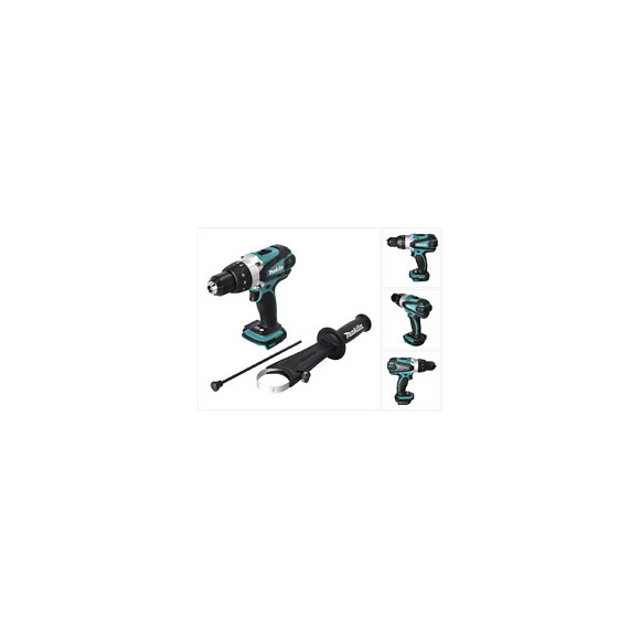 Makita Dhp 458 Z Perceuse-visseuse À Percussion Sans Fil 18v 91nm Solo - Sans Batterie, Sans Chargeur