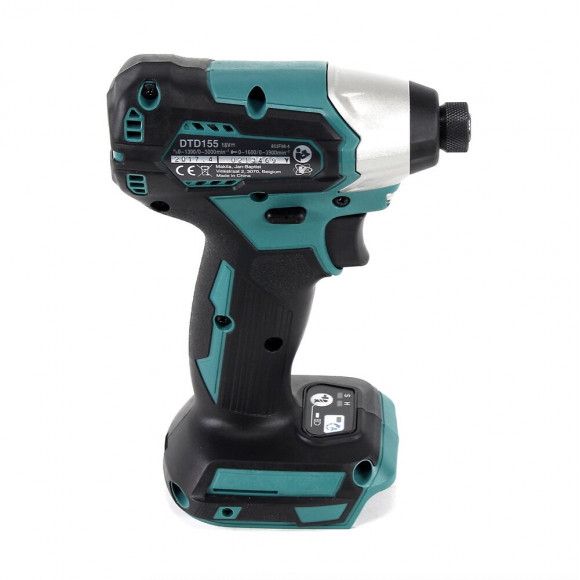 Makita Dtd 155 Zj Perceuse Visseuse À Percussion Sans Fil Et Sans Balai 18 V Li-ion + Coffret - Sans Batterie, Sans Chargeur