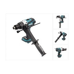 Makita Bhp 458 Z Lxt Perceuse Visseuse À Percussion Sans Fil Lxt 18 V Li-ion Solo - Uniquement Outil Sans Accessoires, Avec Po
