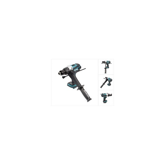 Makita Bhp 458 Z Lxt Perceuse Visseuse À Percussion Sans Fil Lxt 18 V Li-ion Solo - Uniquement Outil Sans Accessoires, Avec Po