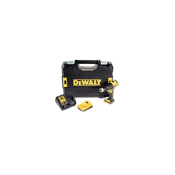Dewalt Dcd 778 Nt Perceuse Visseuse À Percussion Sans Fil 65nm 18v+ 1x Batterie 2,0ah + Chargeur + Coffret Tstak
