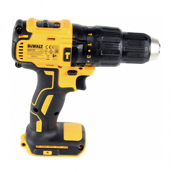 Dewalt Dcd 778 Nt Perceuse-visseuse À Percussion Sans Fil 18v 65nm + Coffret De Transport Tstak Box - Sans Batterie, Sans Char