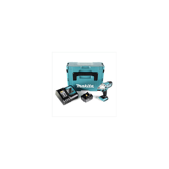 Makita Dtw 190 Rf1j 18v Li-ion Boulonneuse À Chocs Sans Fil Avec Boîtier Makpac + 1x Batterie Bl 1830 3,0 Ah + Chargeur Rapid