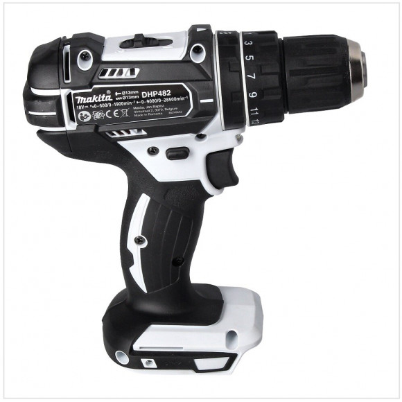 Makita Dhp 482 Zw Perceuse-visseuse À Percussion Sans Fil 18v 62nm