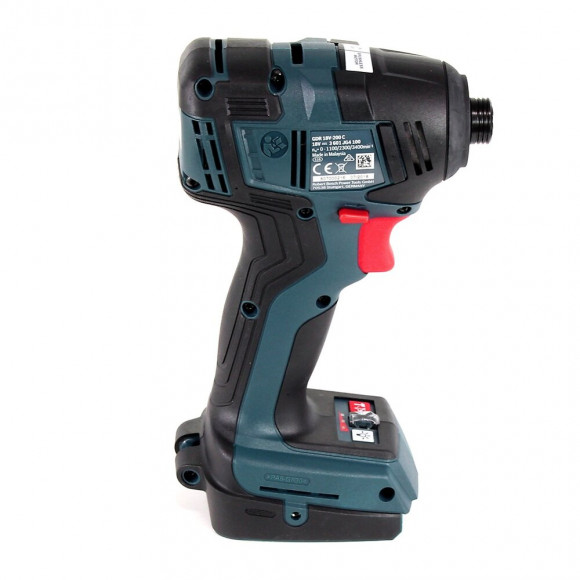 Bosch Gdr 18 V-200 C Visseuse À Chocs Sans Fil 18 V 1/4" + Coffret De Transport L-boxx - Sans Batterie, Sans Chargeur