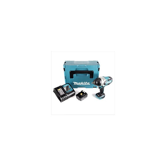 Makita Dtw 1002 Rf1j 18 V Li-ion Brushless Boulonneuse À Chocs Sans Fil Avec Boîtier Makpac + 1x Batterie Bl 1830 3,0 Ah + Ch