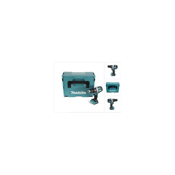 Makita Dhp 484 Zj 18v Brushless Li-ion Perceuse Visseuse À Percussion Sans Fil Avec Boîtier Makpac - Sans Batterie Ni Chargeu