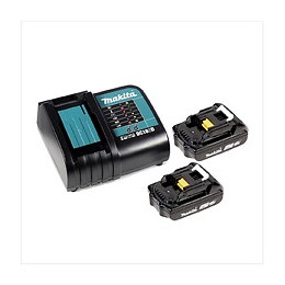 Makita Dhp 458 Perceuse Visseuse À Percussion Sans Fil 18v 91nm + 2x Batteries 2,0ah + Chargeur + Coffret Makpac 2 + Insert