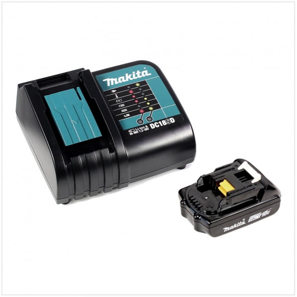 Makita Dhp 483 Ra1j 18 V Li-ion Brushless Perceuse Visseuse À Percussion Sans Fil Avec Boîtier Makpac + 1x Batterie Bl 1820 2