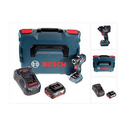 Bosch Gdr 18 V-200 C Visseuse À Chocs Sans Fil 18 V 1/4" + Coffret L-boxx + 1x Batterie 5,0 Ah + Chargeur