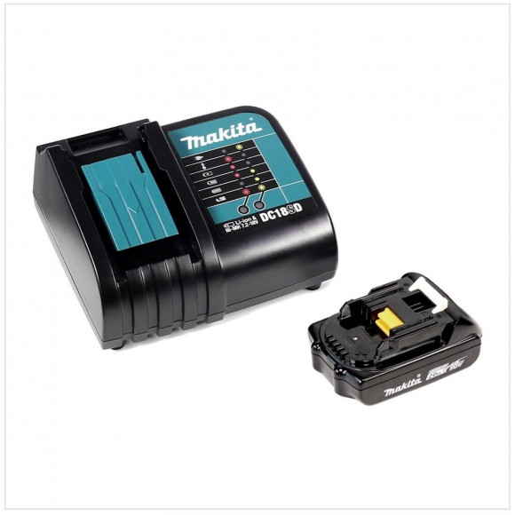 Makita Dhp 484 Ry1j 18v Brushless Li-ion Perceuse Visseuse À Percussion Sans Fil Avec Boîtier Makpac + 1x Batterie Bl 1820 2,