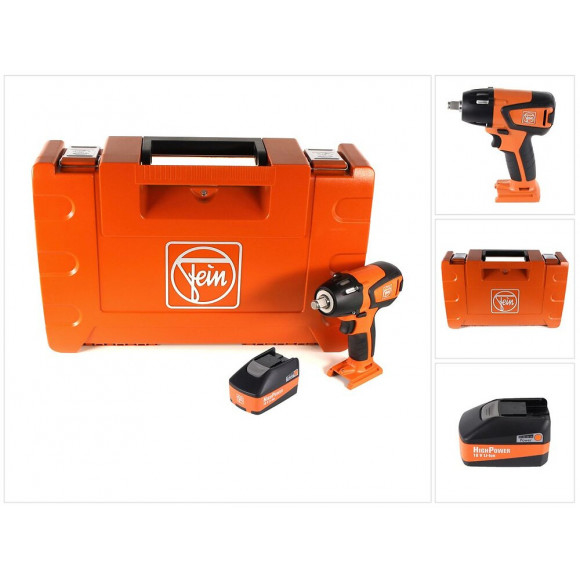 Fein Ascd 18-300 W2 Boulonneuse-visseuse À Chocs Sans Fil 18 V 290nm ( 71150664000 ) + Coffret De Transport + 1x Batterie High