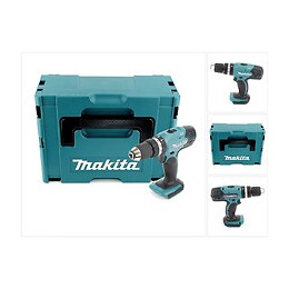 Makita Dhp 453 Zj Perceuse Visseuse À Percussion Sans Fil 18v 42nm + Coffret Makpac - Sans Batterie - Sans Chargeur