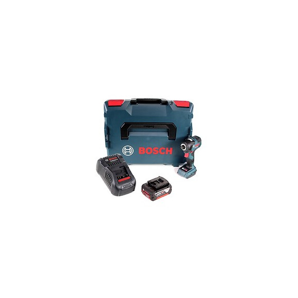 Bosch Gdr 18 V-200 C Visseuse À Chocs Sans Fil 18 V 1/4" + Coffret L-boxx + 1x Batterie 5,0 Ah + Chargeur