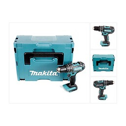 Makita Dhp 482 Zj - 18 V Li-ion Perceuse Visseuse À Percussion Sans Fil Avec Boîtier Makpac - Sans Batterie Ni Chargeur