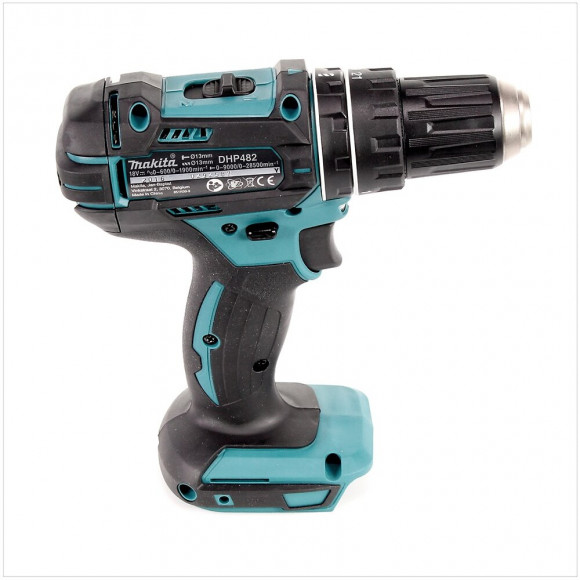 Makita Dhp 482 Zj - 18 V Li-ion Perceuse Visseuse À Percussion Sans Fil Avec Boîtier Makpac - Sans Batterie Ni Chargeur