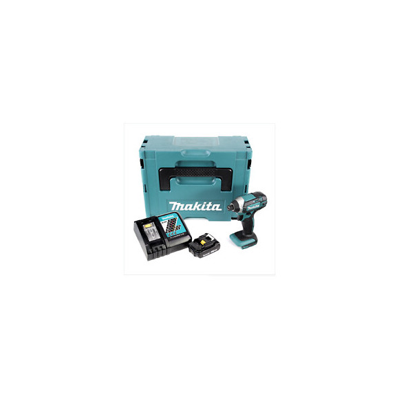 Makita Dtd 152 Ra1j 18v Li-ion Visseuse À Chocs Sans Fil Avec Boîtier Makpac + 1x Batterie Bl 1820 2,0 Ah Li-ion + Chargeur R