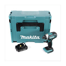 Makita Dtd 152 Y1j 18v Li-ion Visseuse À Chocs Sans Fil Avec Boîtier Makpac + 1x Batterie Bl 1820 2,0 Ah Li-ion - Sans Charge