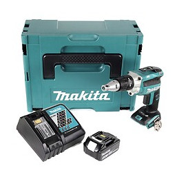 Makita Dfs 250 Rg1j Tournevis À Cloison Sèche 18 V Brushless + 1x Batterie 6,0 Ah + Chargeur +coffret De Ransport Makpac