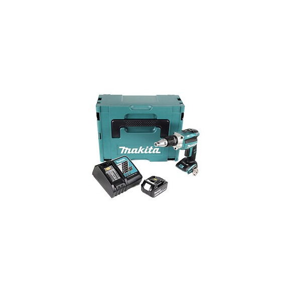 Makita Dfs 250 Rg1j Tournevis À Cloison Sèche 18 V Brushless + 1x Batterie 6,0 Ah + Chargeur +coffret De Ransport Makpac
