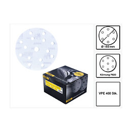 Mirka Basecut Disques Abrasifs Auto-agrippants 150 Mm, P600, 15 Trous, 400 Pcs. ( 4x 2261109961 )