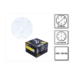 Mirka Basecut Disques Abrasifs Auto-agrippants 150 Mm, P500, 15 Trous, 100 Pcs. ( 2261109951 )